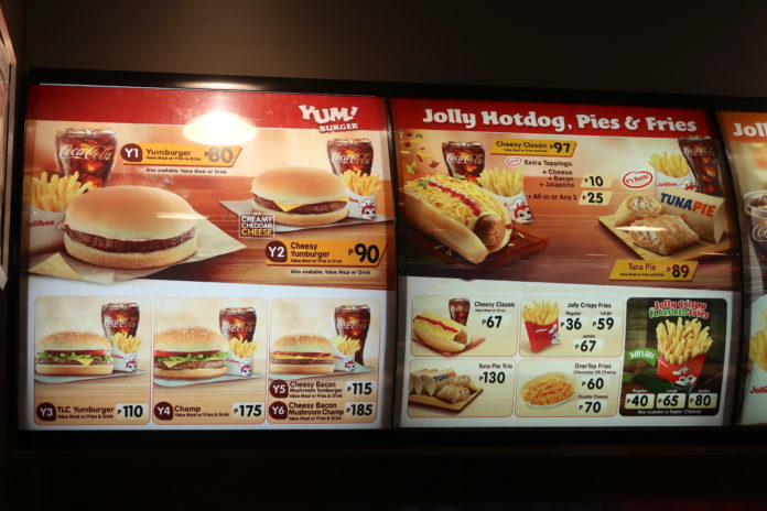 Y1 Price Jollibee